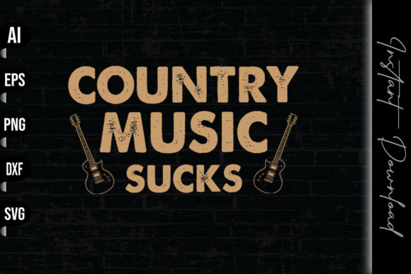 Country Music Sucks: Graphics & Print Templates Review