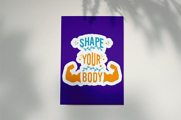 Gym and Workout Bundle Quotes: Graphics & Print Templates