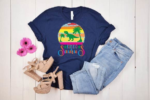 Kiddo Saurus SVG Graphics for T-Shirt Designs