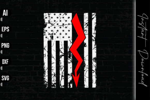 Lineman Electrician US Flag: Graphics & Print Templates