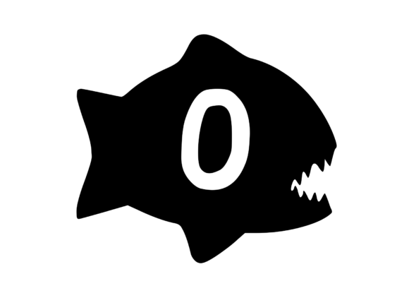 Piranha Fish Graphics for Playful Crafts