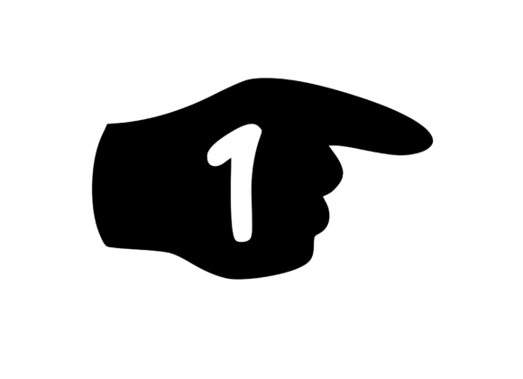 Pointing Hand with Playful Mono 1: Graphics for Crafts