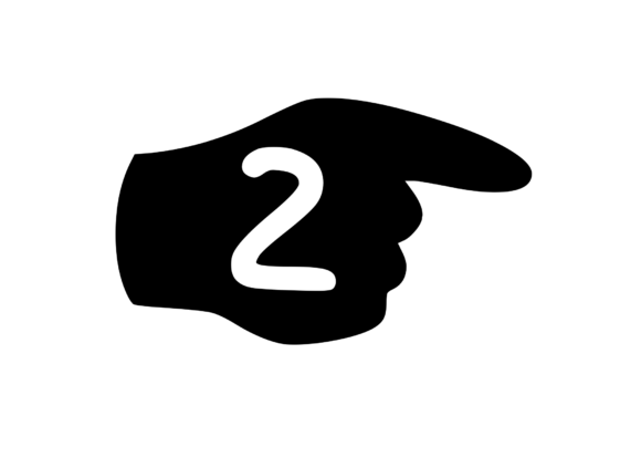 Pointing Hand with Playful Mono 2: Graphics for Crafts