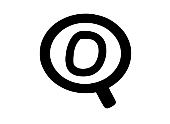 Search Symbol with Playful Mono O: Graphics for Crafts