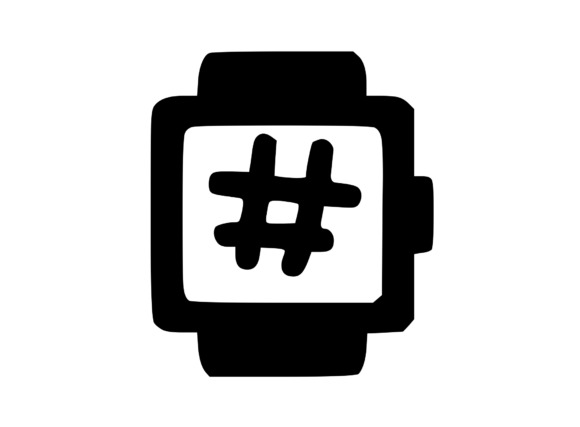 Smart Watch with Playful Mono £: Graphics for Crafts
