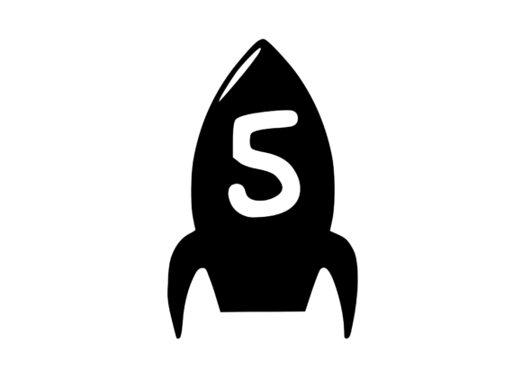 Space Rocket with Playful Mono 5: Graphics for Crafts