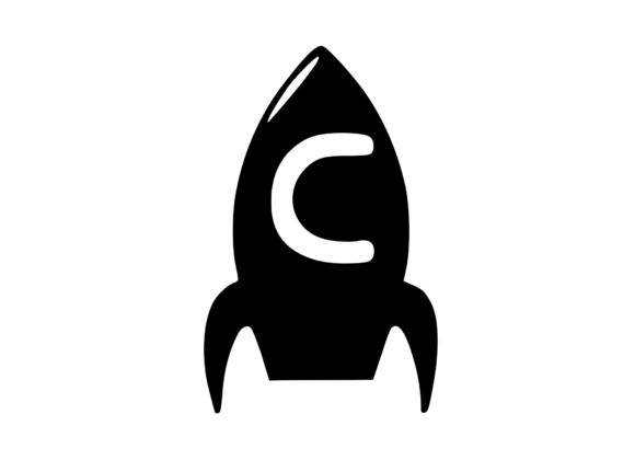 Space Rocket with Playful Mono C: Graphics for Crafts