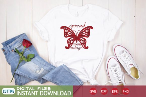 Spread Your Wings Sublimation Graphics & Print Templates